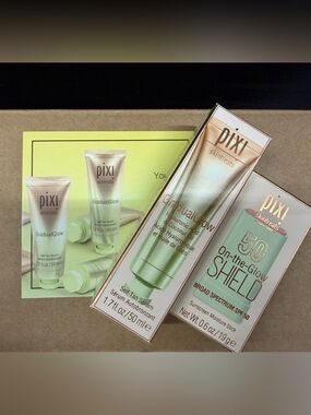 Brand new nwt pixi beauty gradual glow & on the glow shield